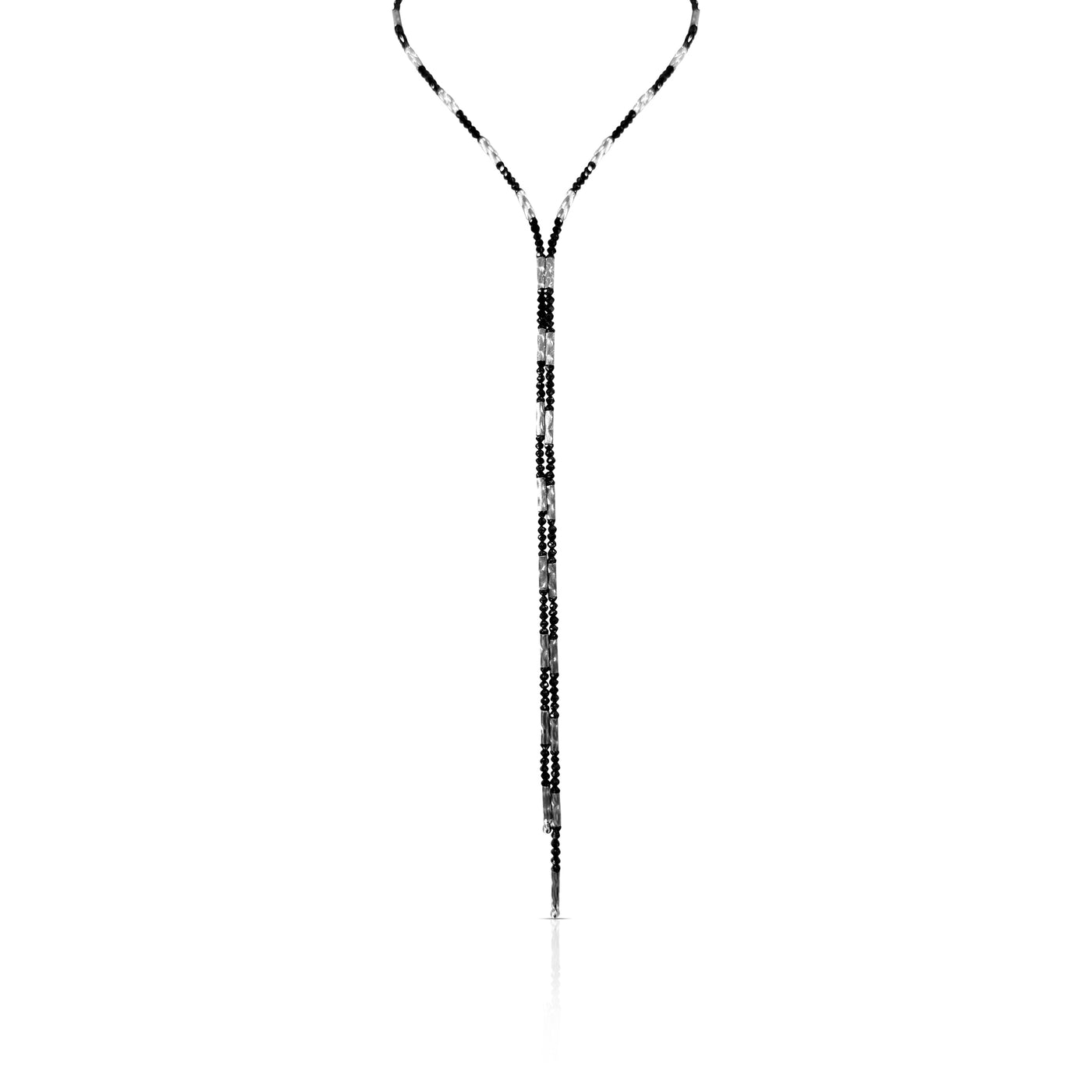 Magnetic Convertible Necklace in 18k YG/ Platinum