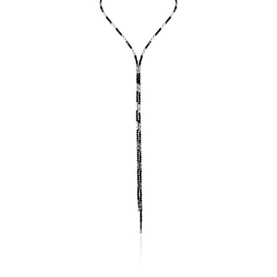 Magnetic Convertible Necklace in 18k YG/ Platinum