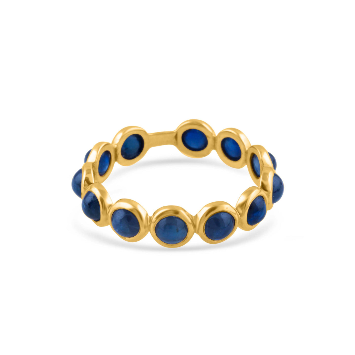 Blue Sapphire Eternity Ring