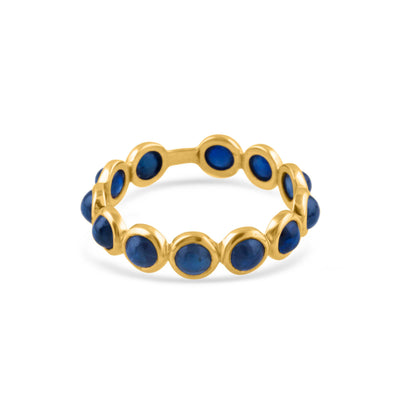 Blue Sapphire Eternity Ring