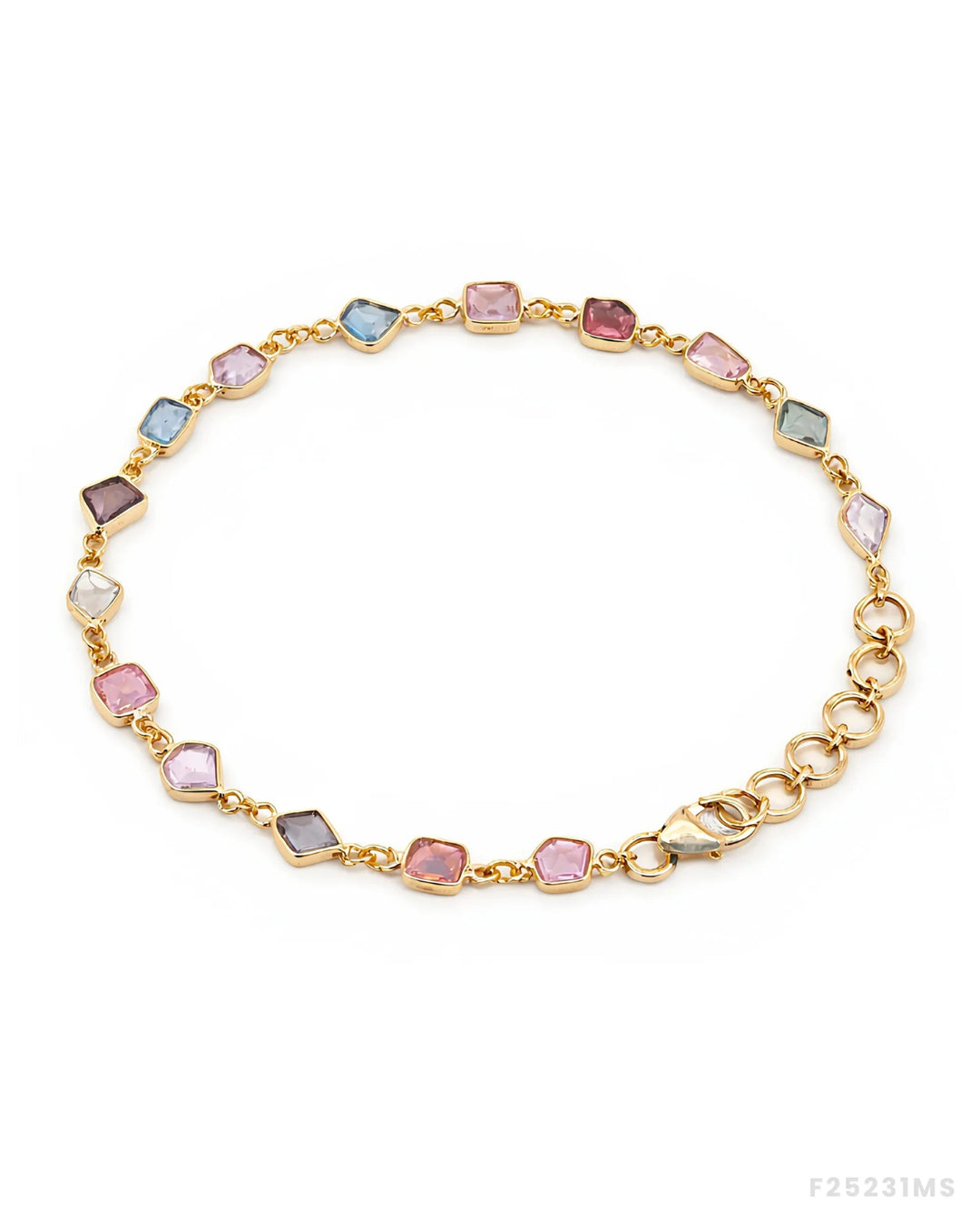 アクセサリー DISCOVERED TIFFABONE BRACELET 18K Yellow Gold Multi Spinel Bracelet – Fine Jewelry by Tresor