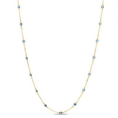 Ruby Rd. Necklace In 18K Yellow Gold
