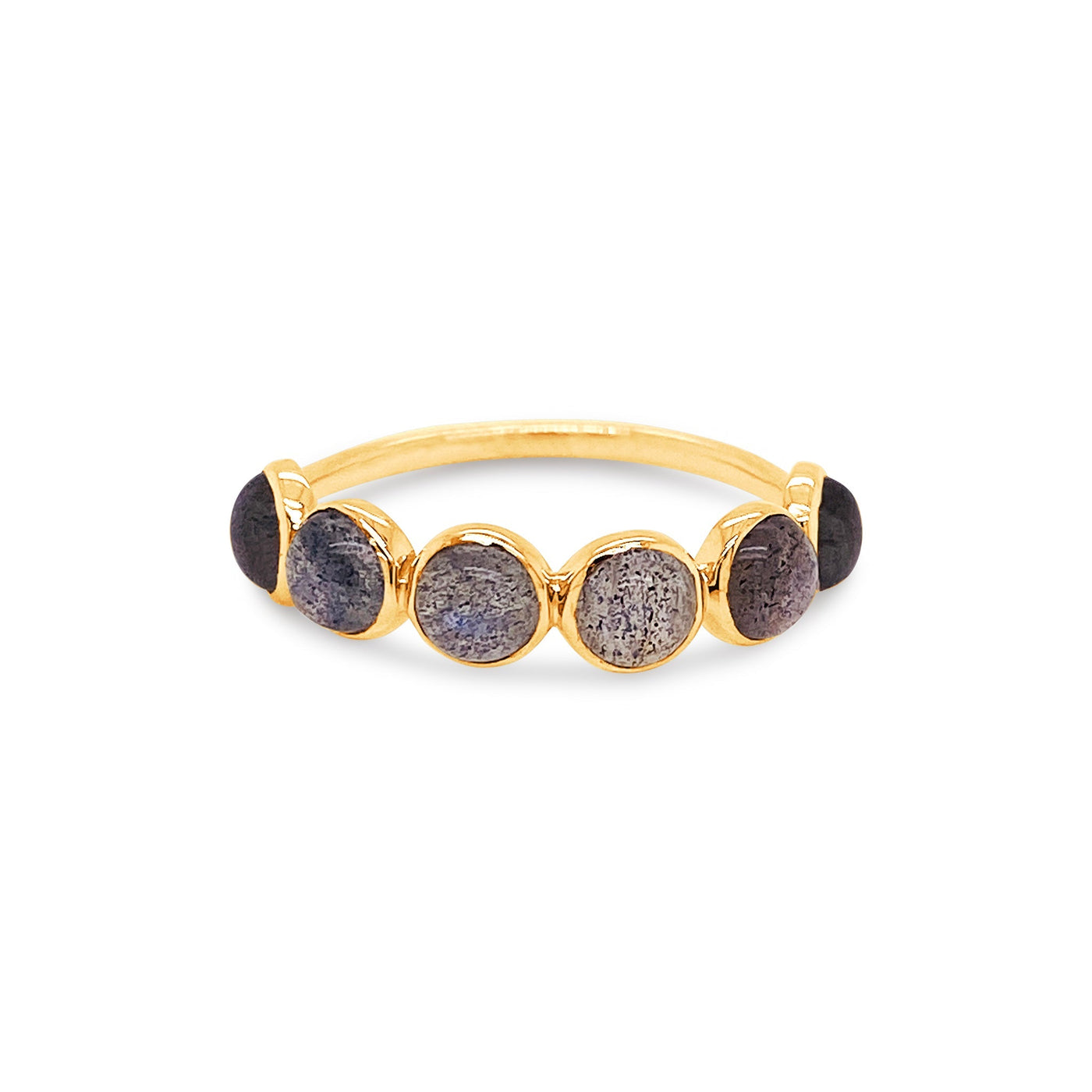 18K gold Labradorite ring – handcrafted gemstone jewelry by Tresor Collection