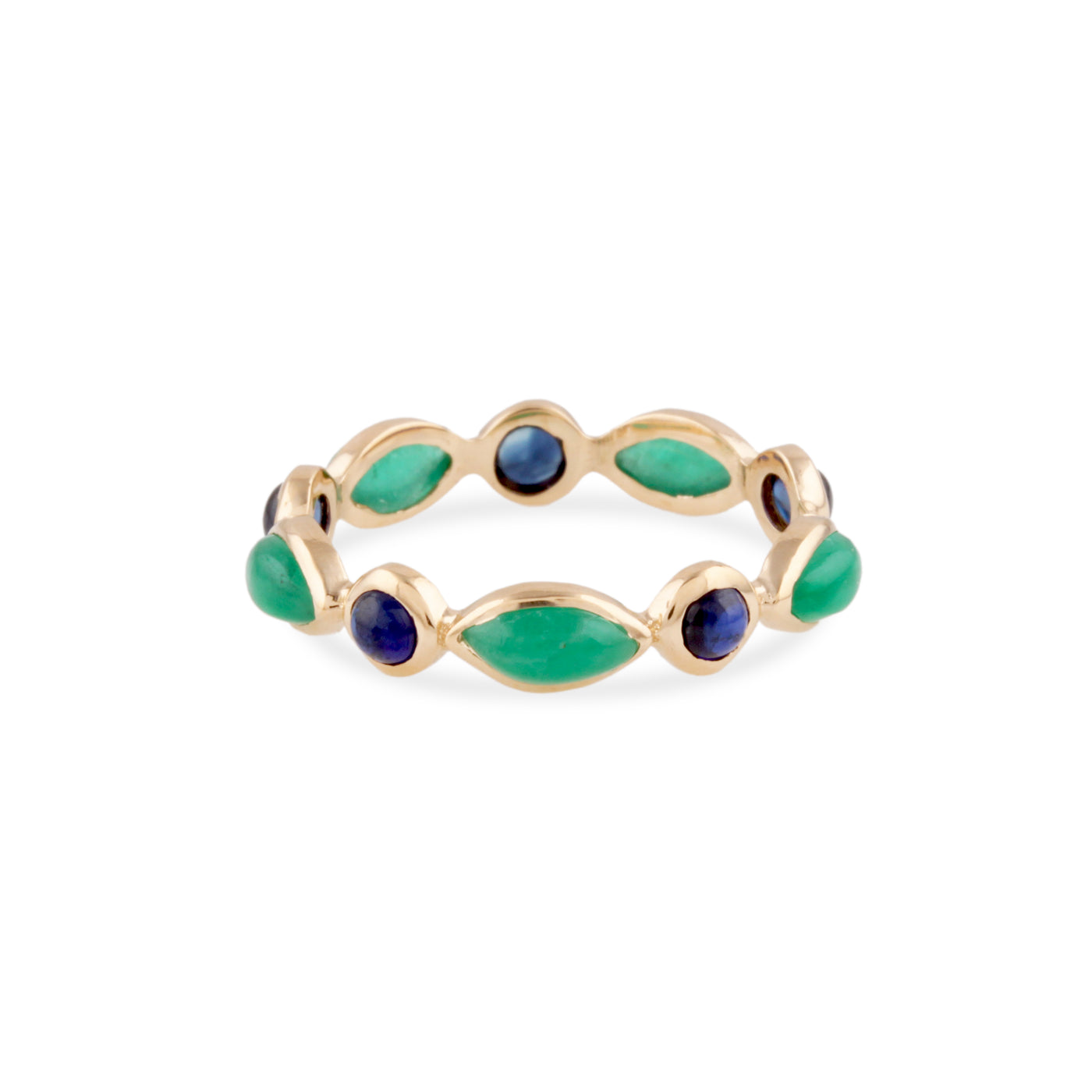 Gemstone Ring In 18K Yellow Gold