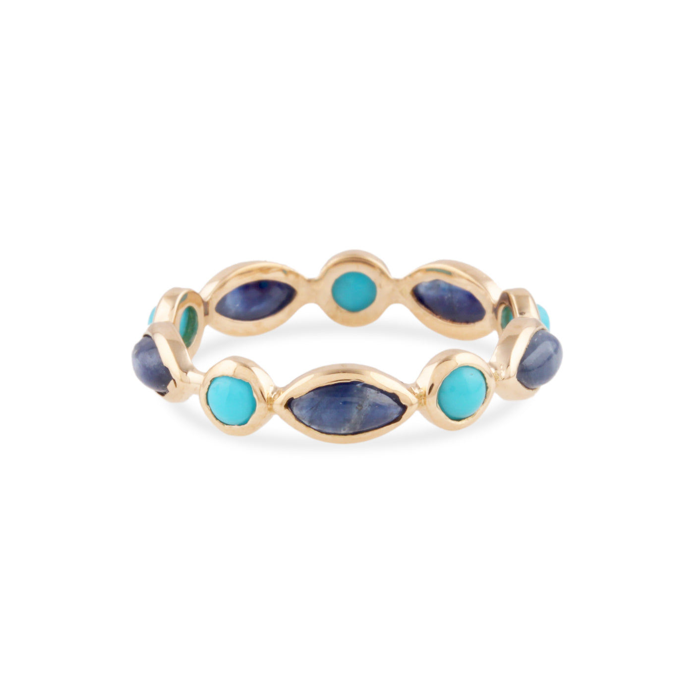 Gemstone Ring In 18K Yellow Gold