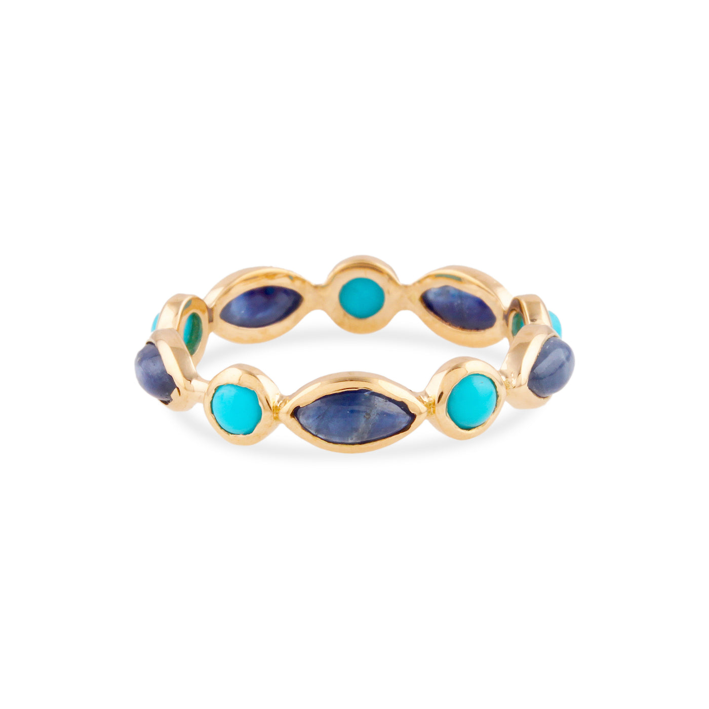 18K Yellow Gold Ring Gemstone - fine luxury Jewelry | Tresor Collection