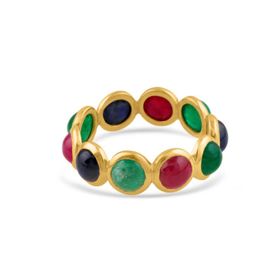 Emerald, Ruby And Sapphire Round – Tresor Collection