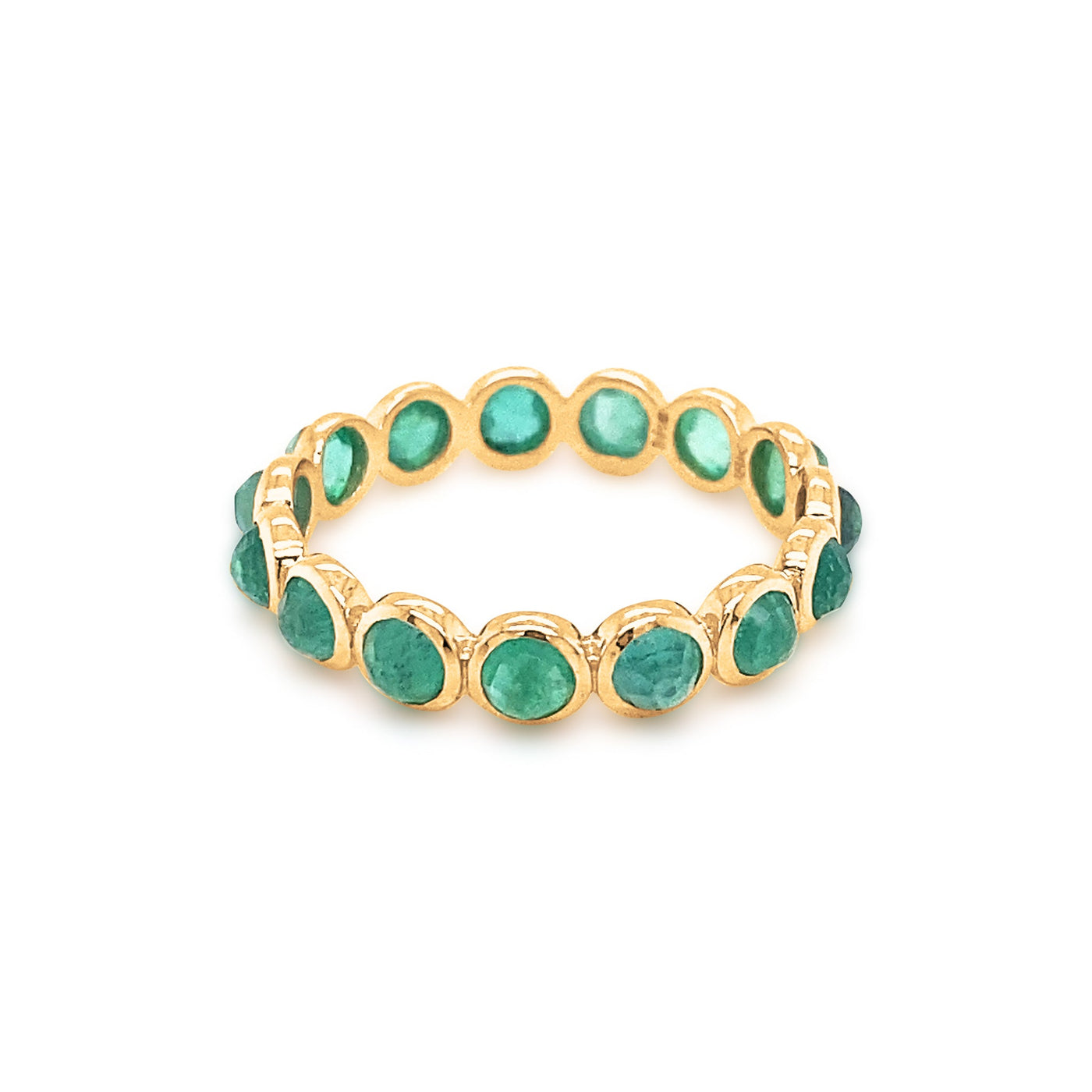 18K gold emerald ring – handcrafted luxury jewelry by Tresor Collection