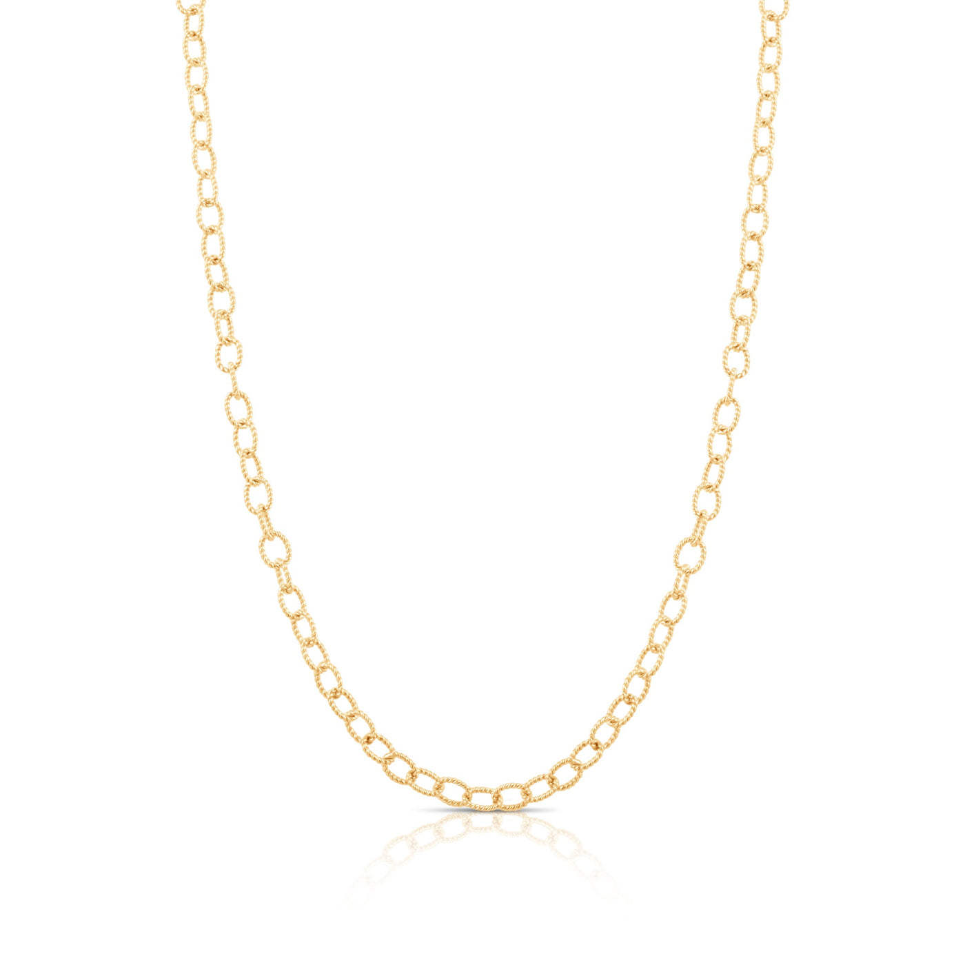 18K Gold Necklace – handcrafted fine jewelry by Tresor Collection