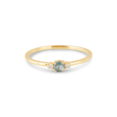 18K gold Alexandrite & Diamond ring – luxury handcrafted jewelry by Tresor Collection