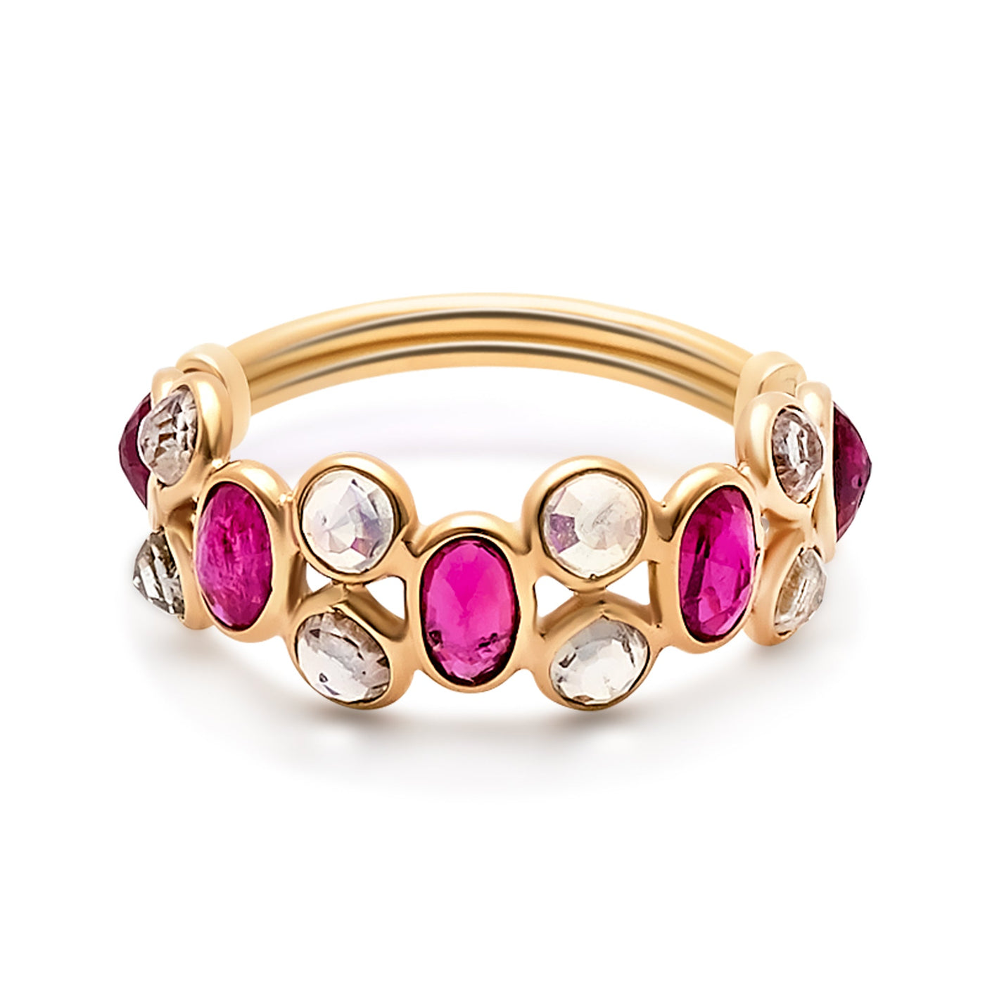Gemstone Ring with 18K Yellow Gold